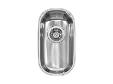 9 inch Stainless Steel Undermount Single Bowl Prep Sink - Classic 9 - Sink Depot